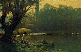 Summer Afternoon on a Lake by Jean-Leon Gerome